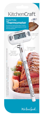 KitchenCraft Digital Probe Thermometer - Surfy's Home Curing Supplies