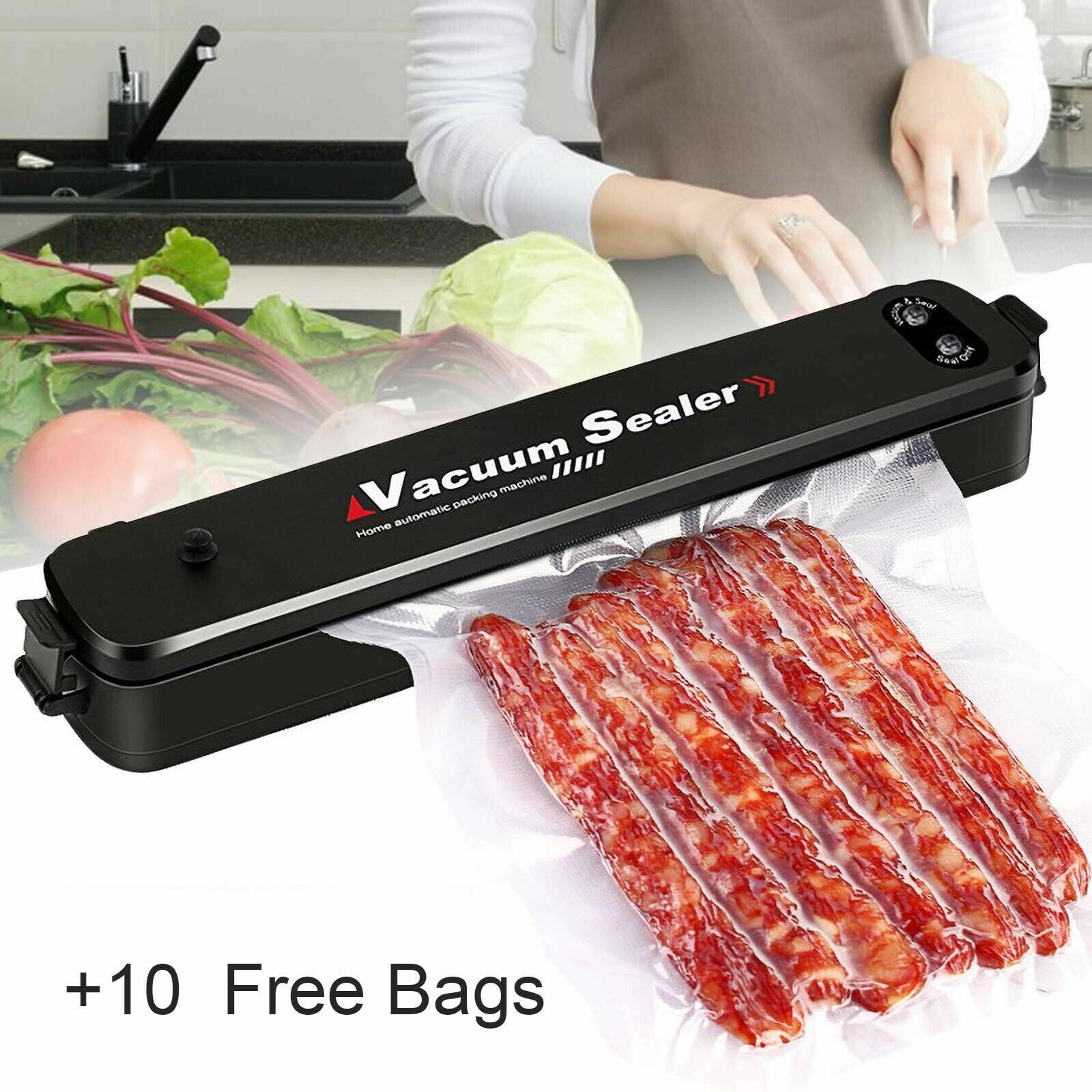 Compact Vacuum Sealer 30cm sealing bar 10x bags free – Home